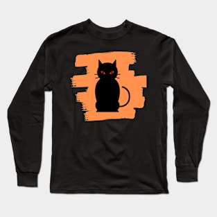 Black Cat Long Sleeve T-Shirt